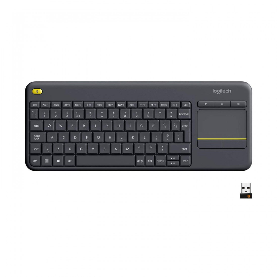 Logitech Keyboard WiFi Touchpad K400plus Logitech