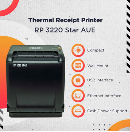 TVS RP 3220 Star Thermal Receipt Printer (ETHERNET)AUE TVS ELECTRONICS