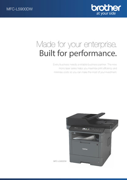 Brother MFC-L5900DW All in One Monochrome Laser Printer BROTHER