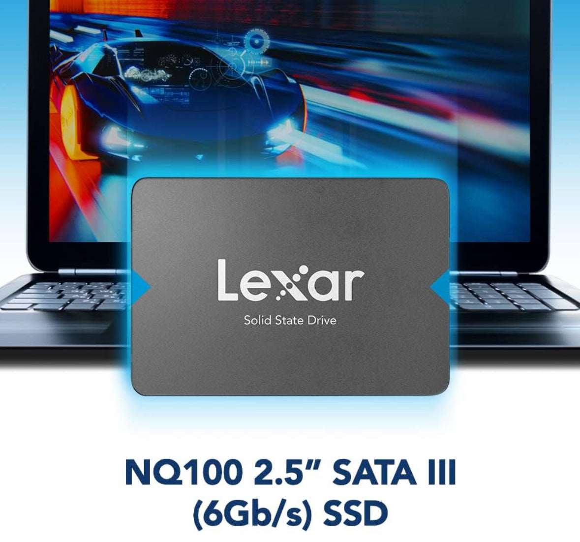 Lexar® NQ100 2.5” SATA III (6Gb/s) SSD Lexar