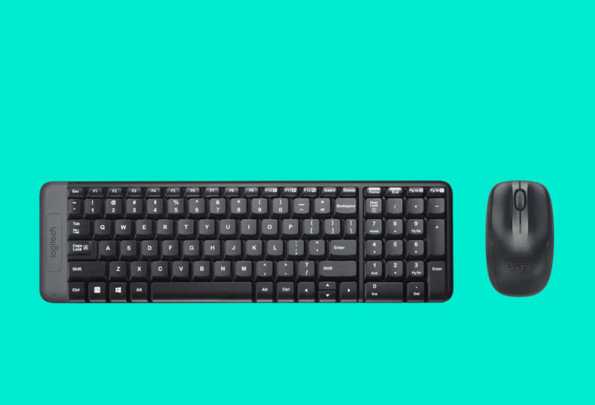 Logitech MK220 Wireless Keyboard And Mouse Combo Space-saving wireless combo KB Maxx