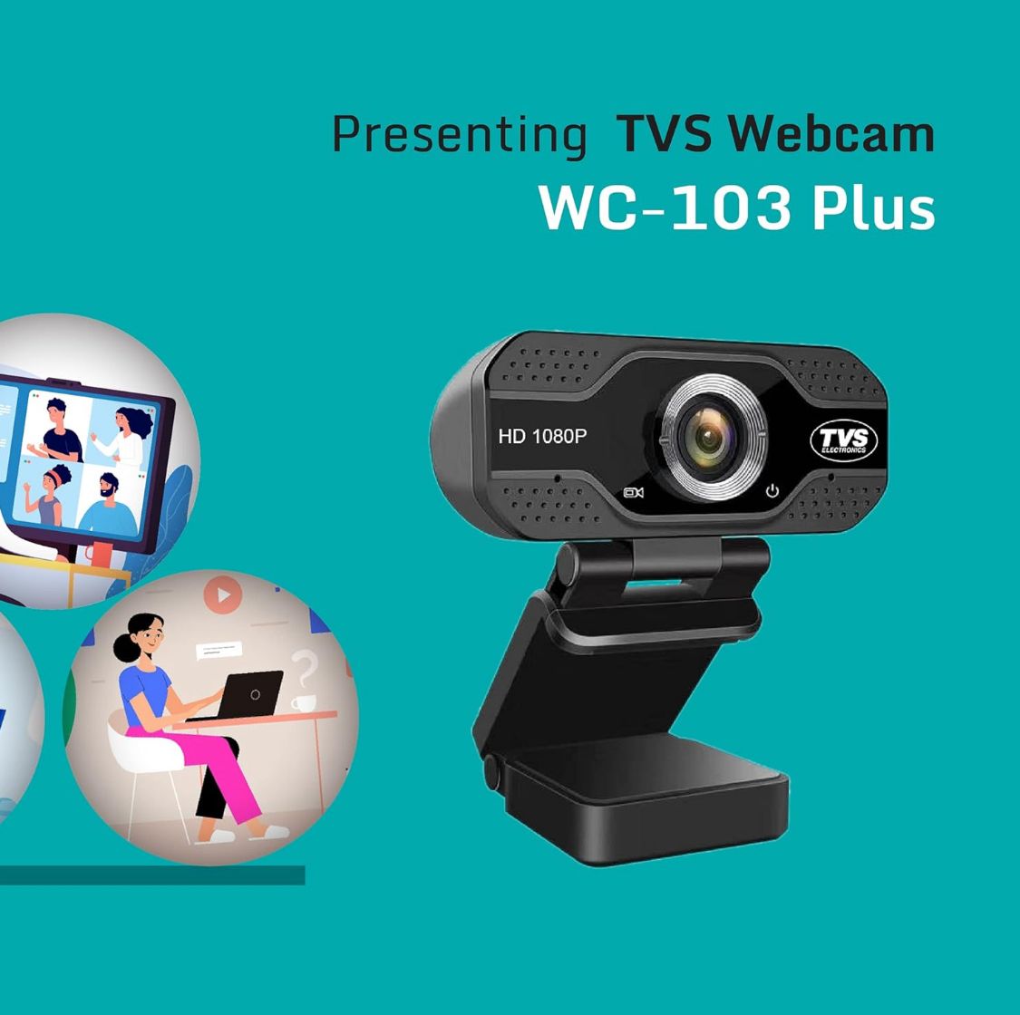 Webcam WC 103 Plus TVS ELECTRONICS