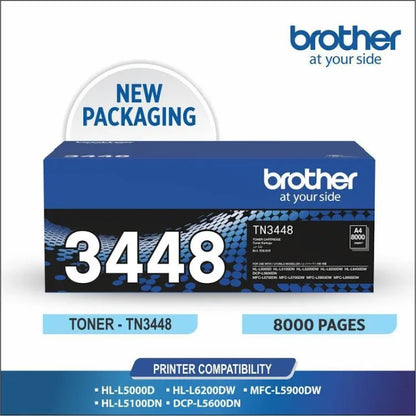 Brother TN 3448 Black Toner Cartridge BROTHER