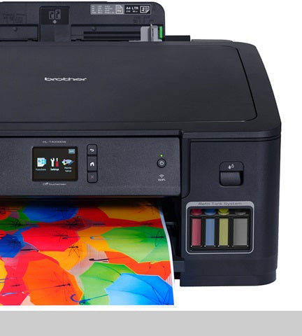 Brother HL-T4000DW - A3 Ink Tank Printer, Refill Ink Tank Wireless Duplex Print BROTHER