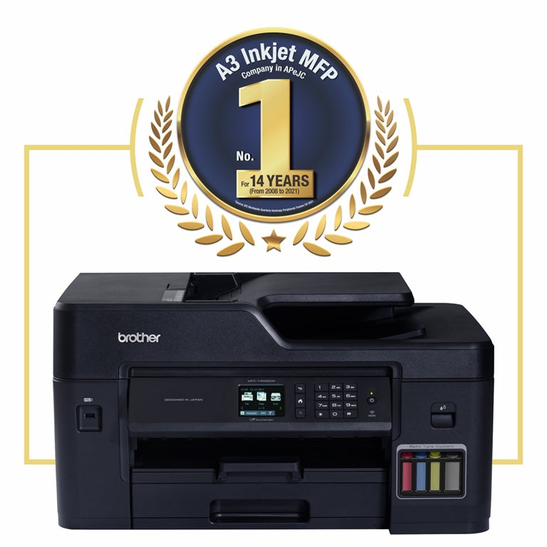 Brother MFC-T4500DW - A3 Inkjet MFC, Refill Ink Tank Wireless Duplex All-in-One BROTHER