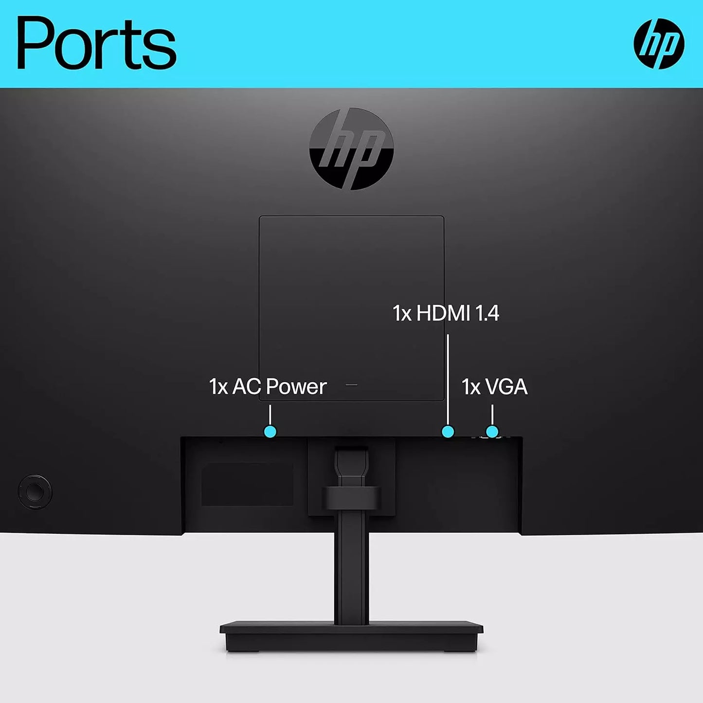 HP V24V G5 23.8 Inch LED Monitor Anti-Glare HP