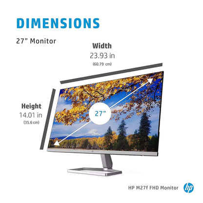 HP M27f 27-inches Micro-Edge Monitor HP