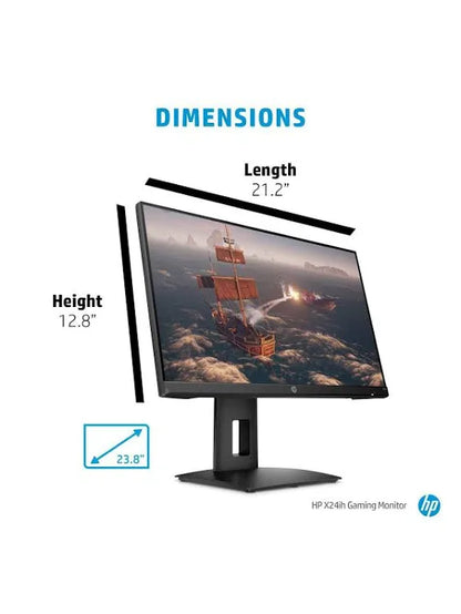 HP X24Ih 13L82Aa, 23.8 inch Gaming Led Monitor HP