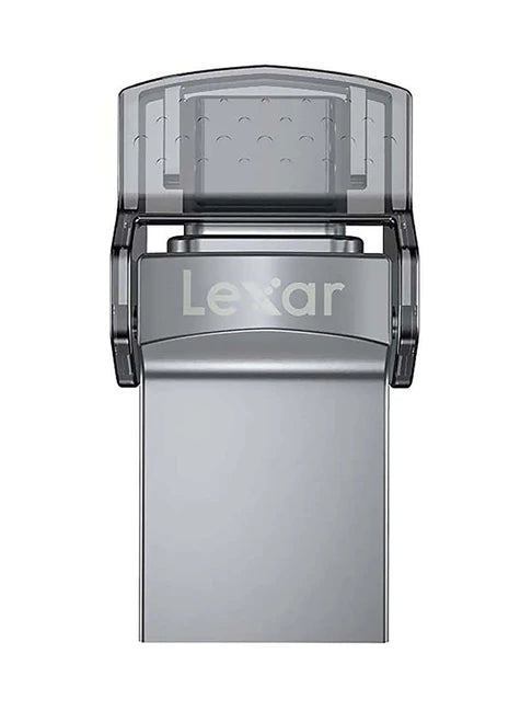 Lexar D35C 64GB USB 3.0 Dual OTG JumpDrive (Grey) Lexar