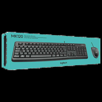 Logitech MK120 Wired Keyboard & Mouse Combo Logitech