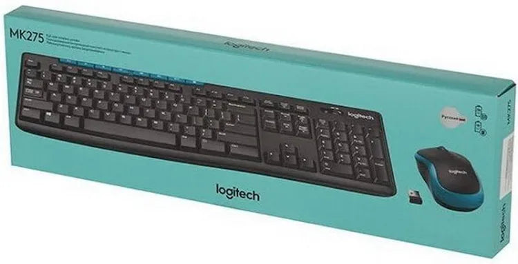 Logitech MK275 USB Wireless Keyboard Mouse Set Logitech