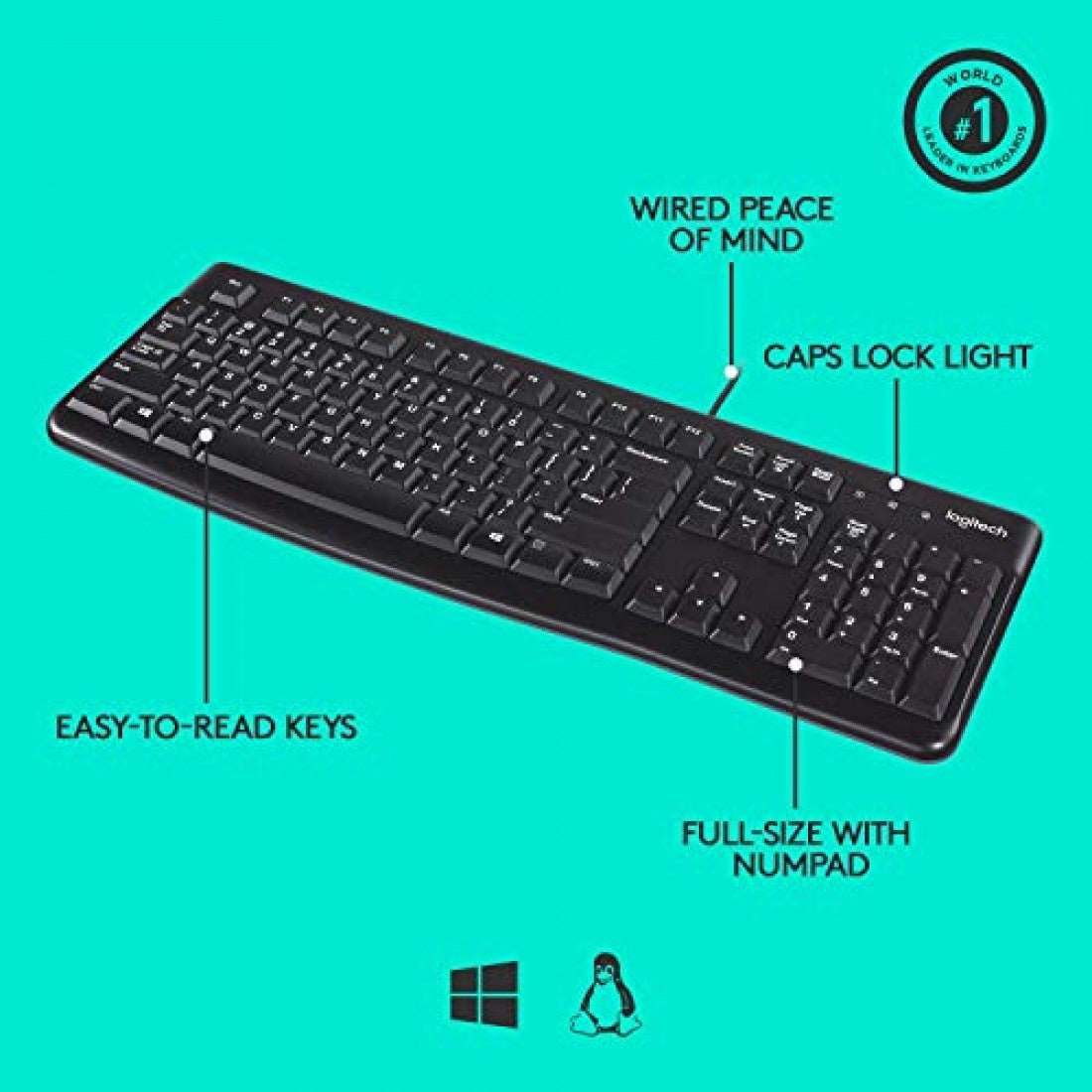 Logitech Plug And Play USB Keyboard K120 Logitech