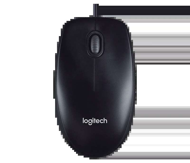 Logitech M100R Wired USB Mouse (Black) Logitech