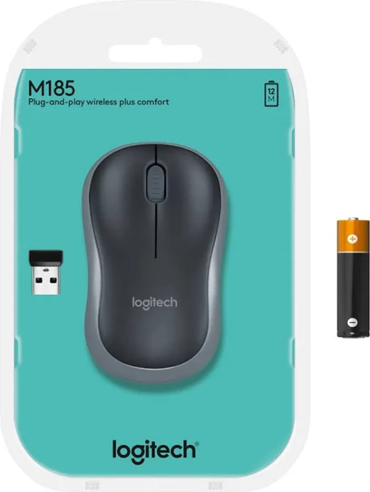 Logitech Mouse Wifi Grey M185 Logitech