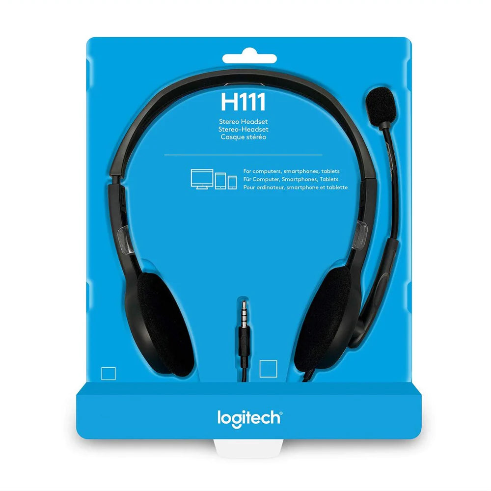 Logitech H111 STEREO HEADSET 3.5mm multi-device headset Logitech