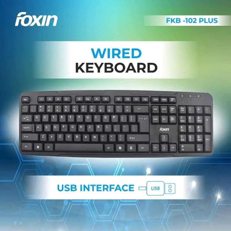 Foxin Keyboard USB FKB-102 Plus Foxin