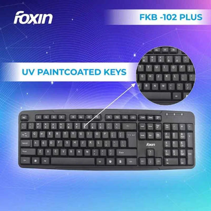 Foxin Keyboard USB FKB-102 Plus Foxin