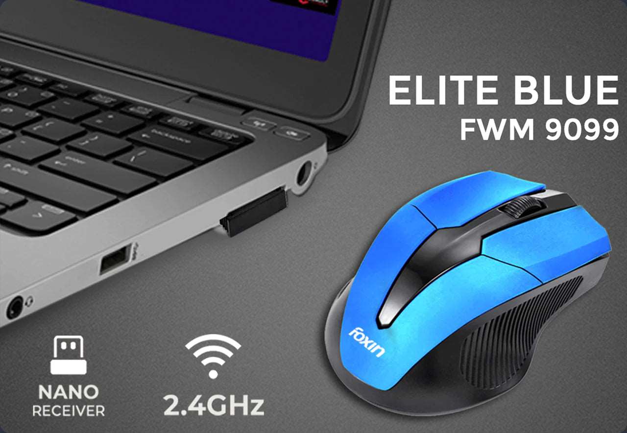 Foxin Mouse Elite Blue WiFi FWM9099 Foxin