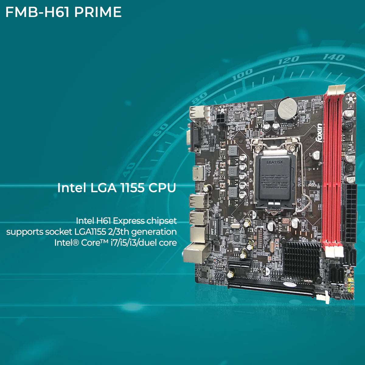 Foxin Motherboard NVME Prime FMB-H61 Foxin