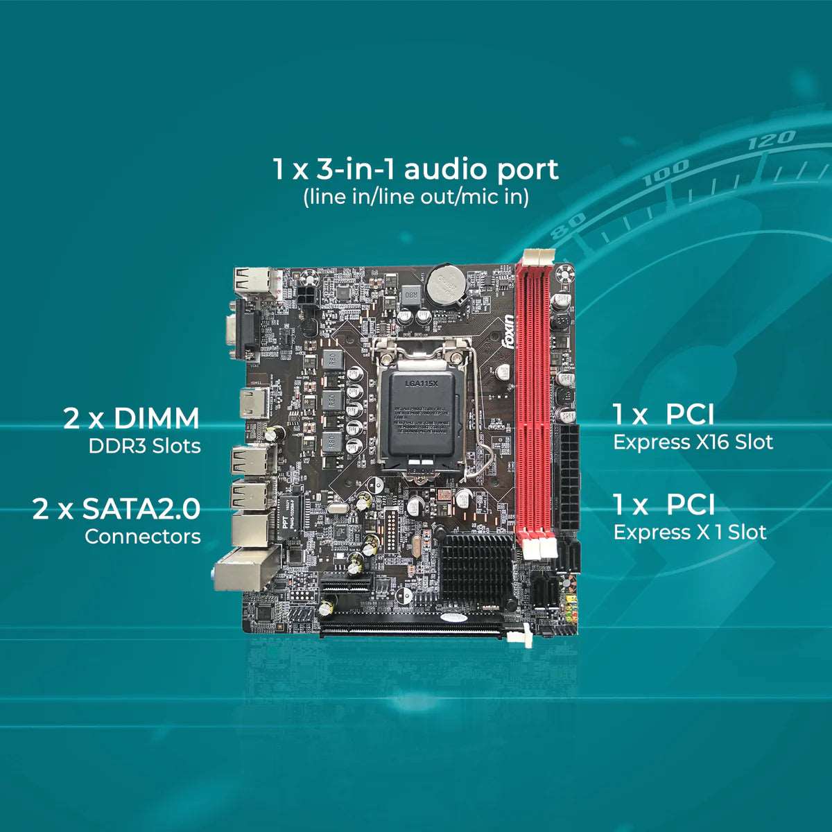 Foxin Motherboard NVME Prime FMB-H61 Foxin