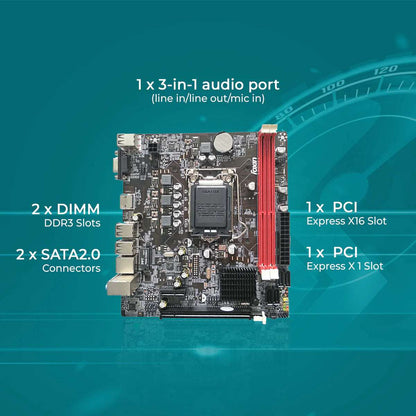 Foxin Motherboard NVME Prime FMB-H61 Foxin