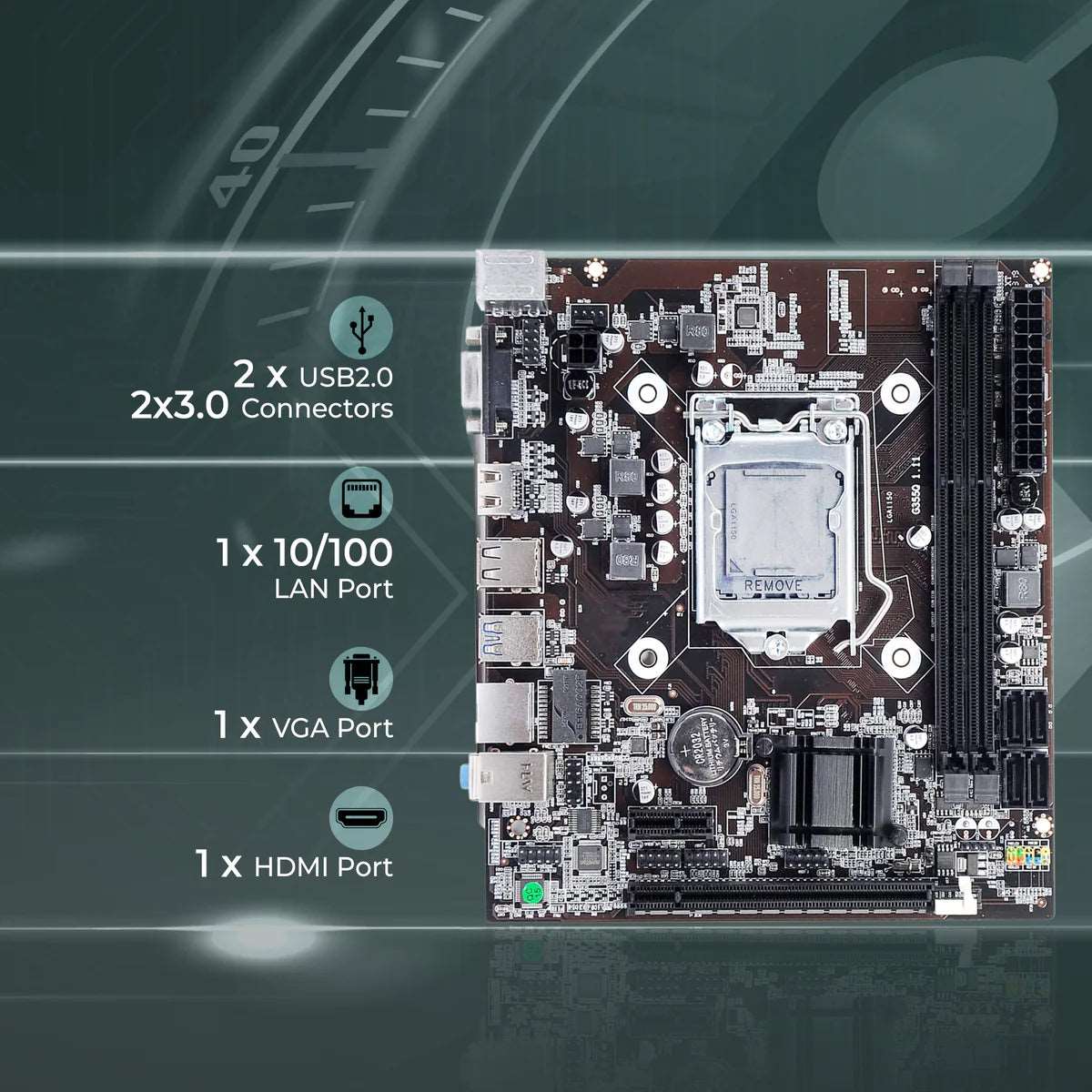 Foxin Motherboard NVME Prime FMB-H81 Foxin