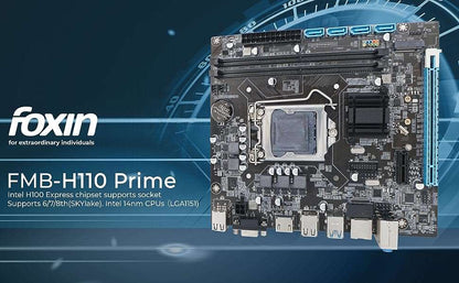 Foxin Motherboard NVME Prime FMB-H110 Foxin