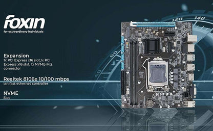 Foxin Motherboard NVME Prime FMB-H110 Foxin