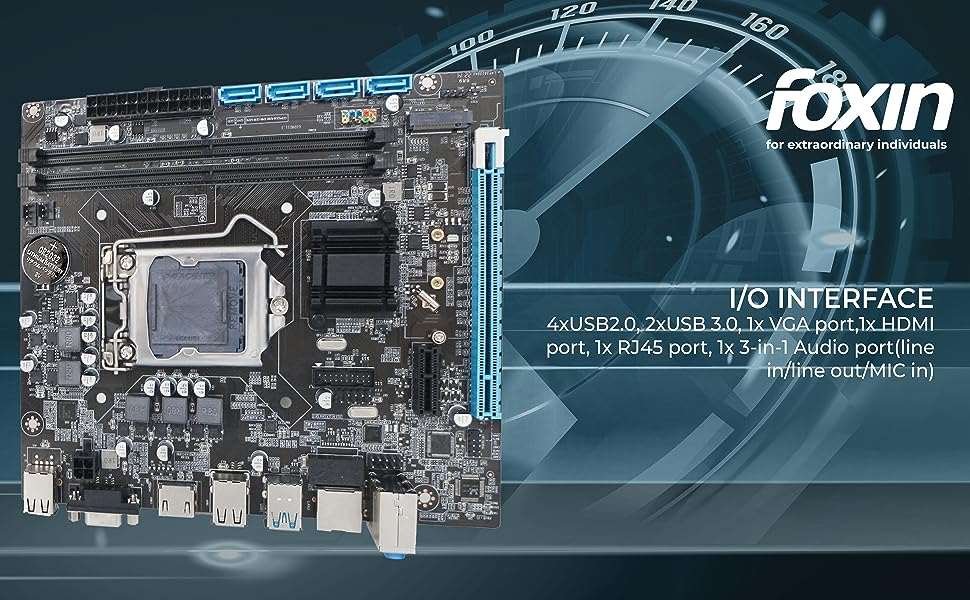 Foxin Motherboard NVME Prime FMB-H110 Foxin