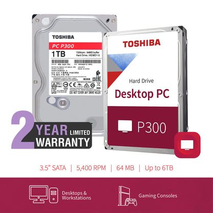 Toshiba Hard Drives - Desktop Storage | Toshiba | 1 TB | 2 TB TOSHIBA