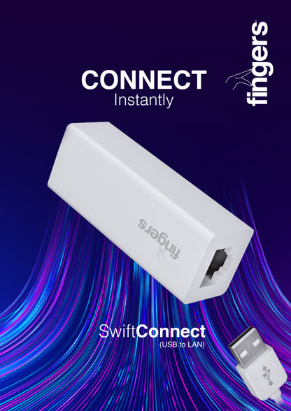 Fingers SwiftConnect - USB to LAN Ethernet Network Adapter FINGERS