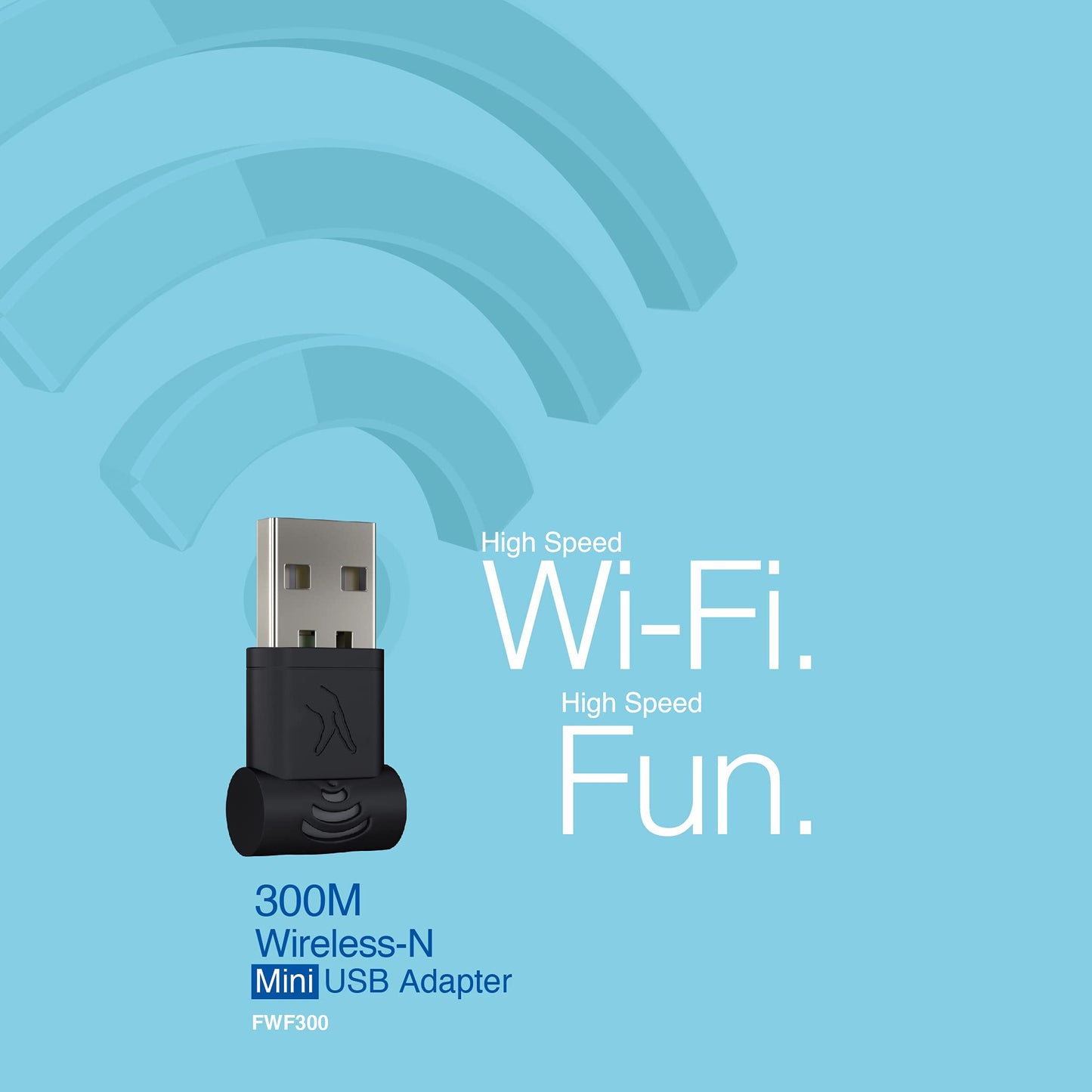 Fingers FWF150/ FWF300- Easy Wi-Fi - Just plug for 150/300Mbps Super Speed! FINGERS