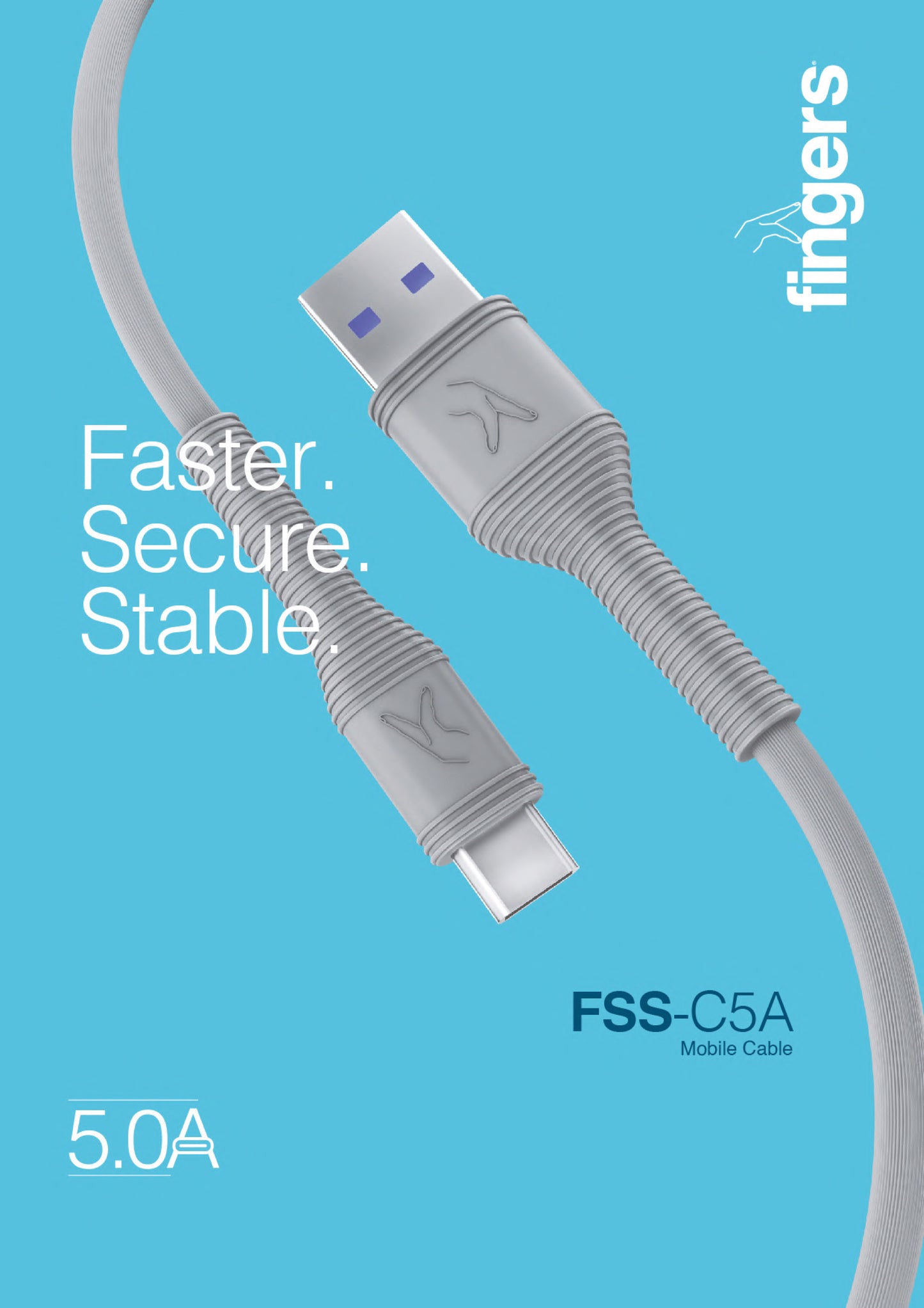 Fingers FSS-C5A- Type C Mobile Charging Cable FINGERS