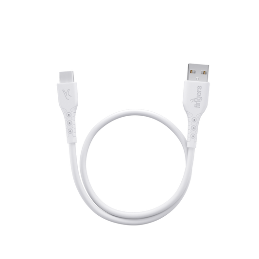 Fingers USB to C 3.0A FMC-Micro-04 Mobile Cable White FINGERS